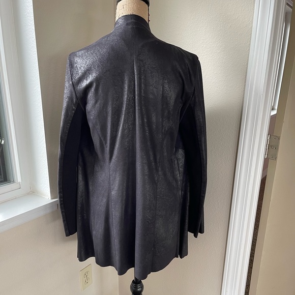 black tape Jackets & Coats Black Tape Faux Leather Jacket M Poshmark
